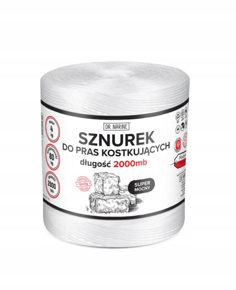 Šnúra pre lisy na hranaté balíky 2000 tex / 2000 metrov